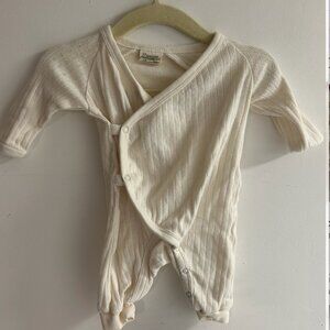 Nature Baby Pointelle Newborn Kimono
